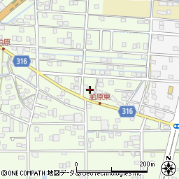 静岡県浜松市中央区篠原町21938周辺の地図