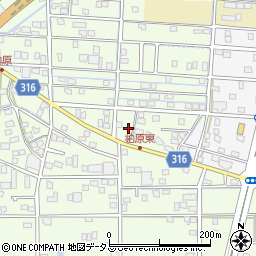 静岡県浜松市中央区篠原町21937周辺の地図