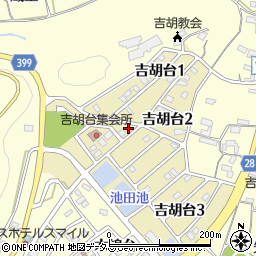 愛知県田原市吉胡台1丁目79周辺の地図