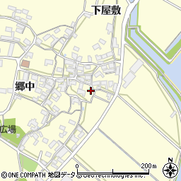 愛知県田原市吉胡町郷中68周辺の地図