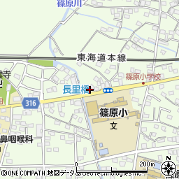 静岡県浜松市中央区篠原町9802周辺の地図