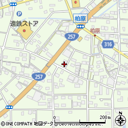 静岡県浜松市中央区篠原町22054周辺の地図