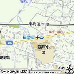 静岡県浜松市中央区篠原町9560周辺の地図