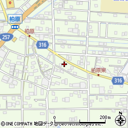 静岡県浜松市中央区篠原町22495周辺の地図