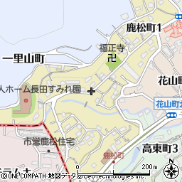 兵庫県神戸市長田区鹿松町周辺の地図