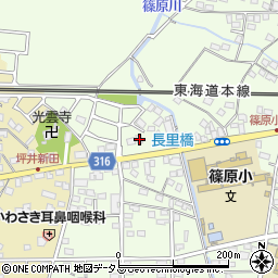 静岡県浜松市中央区篠原町9829周辺の地図
