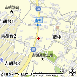 愛知県田原市吉胡町郷中257周辺の地図