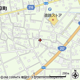 静岡県浜松市中央区篠原町21441周辺の地図