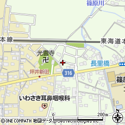 静岡県浜松市中央区篠原町10074周辺の地図