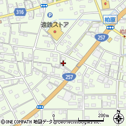 静岡県浜松市中央区篠原町21453周辺の地図