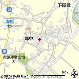 愛知県田原市吉胡町郷中227周辺の地図