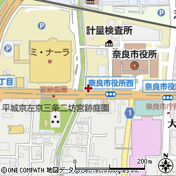綜合警備保障株式会社　奈良支社周辺の地図