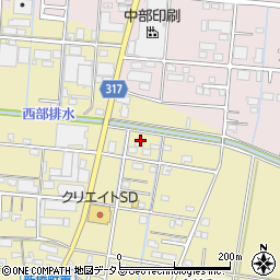 静岡県浜松市中央区新橋町110周辺の地図