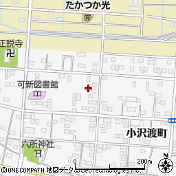 静岡県浜松市中央区小沢渡町1178周辺の地図