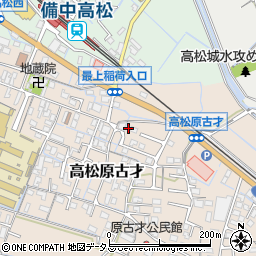 岡山県岡山市北区高松原古才488周辺の地図