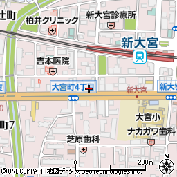 日宝阪奈ビル周辺の地図