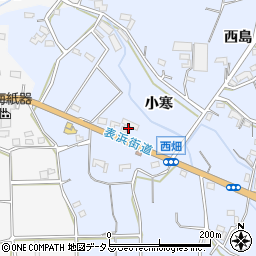 愛知県豊橋市東細谷町西畑周辺の地図