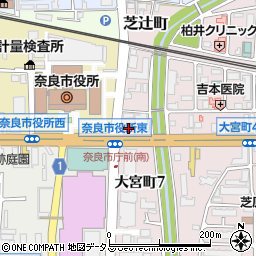 川崎地質株式会社　奈良営業所周辺の地図