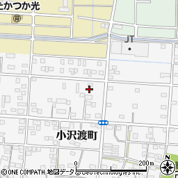 静岡県浜松市中央区小沢渡町227周辺の地図