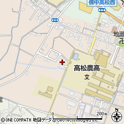 岡山県岡山市北区高松原古才158周辺の地図