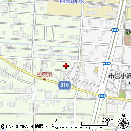 静岡県浜松市中央区篠原町21918周辺の地図
