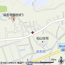 静岡県湖西市新居町浜名1709-1周辺の地図