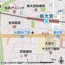 泉屋仏壇　奈良店周辺の地図