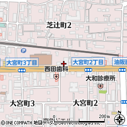 ＴＯＴＯ奈良ショールーム周辺の地図