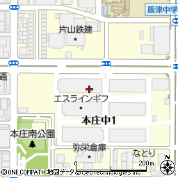 大阪府東大阪市本庄中周辺の地図
