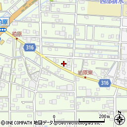 静岡県浜松市中央区篠原町21950周辺の地図