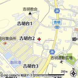 愛知県田原市吉胡町郷中269周辺の地図