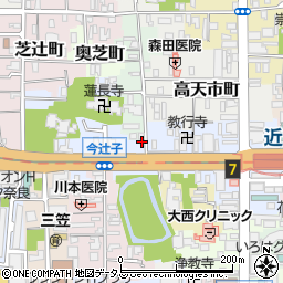 奈良県奈良市阪新屋町2周辺の地図