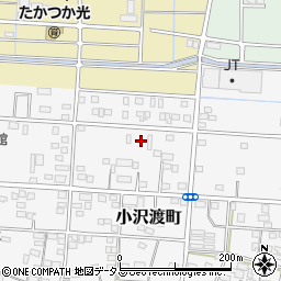 静岡県浜松市中央区小沢渡町223周辺の地図