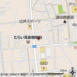 ファミリーマート津藤方店周辺の地図