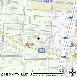 静岡県浜松市中央区篠原町21923周辺の地図