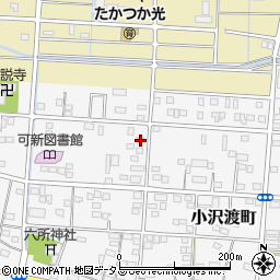 静岡県浜松市中央区小沢渡町1179周辺の地図