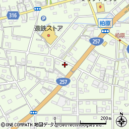静岡県浜松市中央区篠原町21452周辺の地図