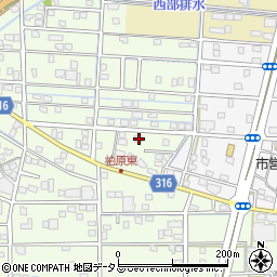 静岡県浜松市中央区篠原町21931周辺の地図