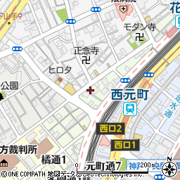 アネスト神戸西元町周辺の地図
