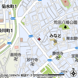 兵庫県神戸市兵庫区荒田町3丁目30-6周辺の地図
