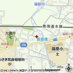 静岡県浜松市中央区篠原町9821周辺の地図