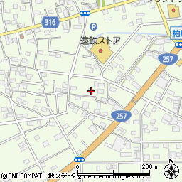 静岡県浜松市中央区篠原町21446周辺の地図