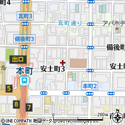 北海道海鮮 にほんいち 本町店周辺の地図
