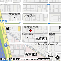 東大阪冷蔵株式会社周辺の地図