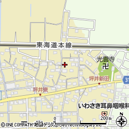 静岡県浜松市中央区坪井町20-1周辺の地図