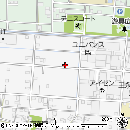 静岡県浜松市中央区小沢渡町101周辺の地図