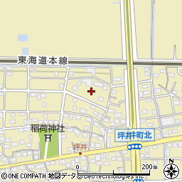 静岡県浜松市中央区坪井町845-1周辺の地図