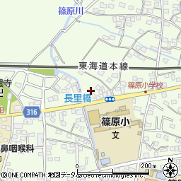 静岡県浜松市中央区篠原町9794周辺の地図