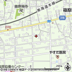 静岡県浜松市中央区篠原町20594周辺の地図