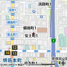 船場昭栄ビル周辺の地図